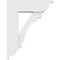 Ekena Millwork Standard Merced Architectural Grade PVC Bracket with Traditional Ends, 3"W x 14"D x 18"H BKTP03X14X18MRC01 - alternate 4